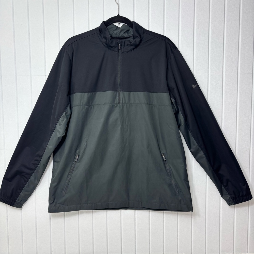 Nike Shield Victory Men’s 1/2-Zip Golf Jacket (Black/Anthracite) Size L